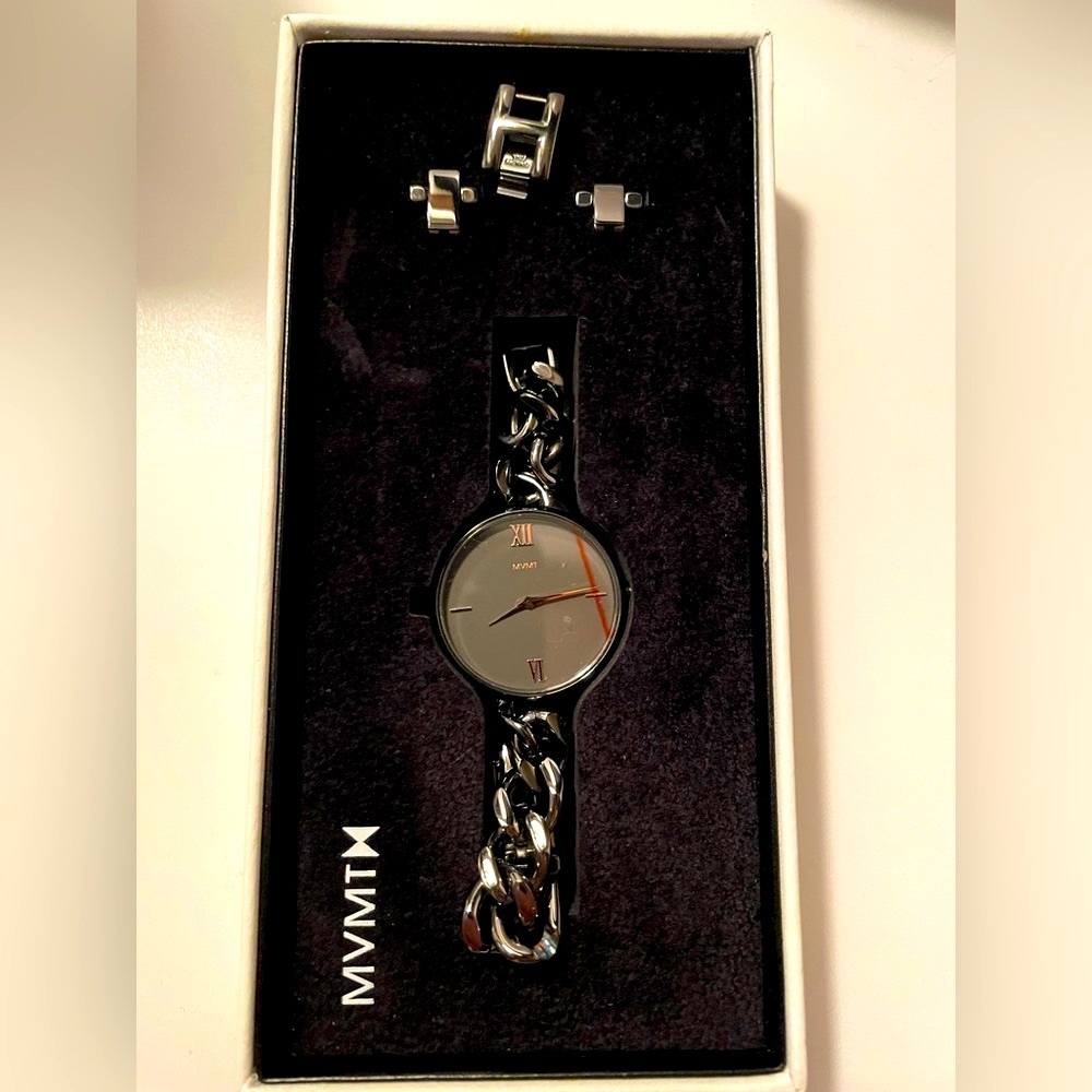NEW MVMT watch, in box. Still has protective plastic on watch face.